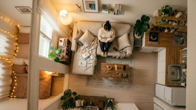 1.5가구 트렌드를 상징하는 2인용 주방과 반려동물 공간