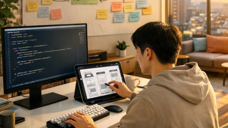 AI 시대 IT 직무 경계가 무너지고 기획·디자인·개발을 통합하는 창작자의 모습