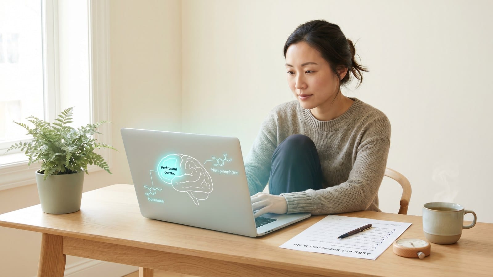 성인 ADHD 자가진단과 뇌과학적 원리를 살피는 임상 장면