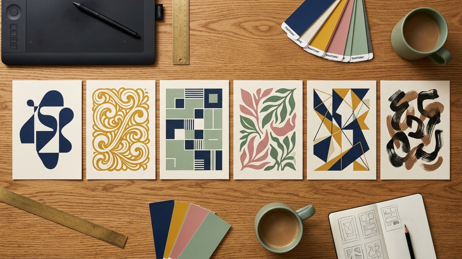 한글 폰트의 다양한 표현 — 본문·제목·캘리그래피·실험적 결의 포스터 모음