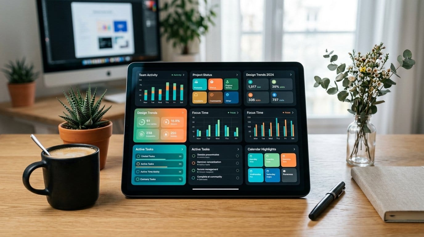 UI UX 디자인 트렌드 2026 벤토 그리드 레이아웃