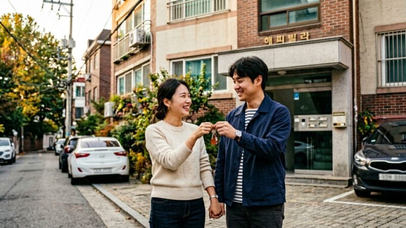 전세자금대출로 새 집을 마련한 부부 — 디딤돌 버팀목 주택도시기금
