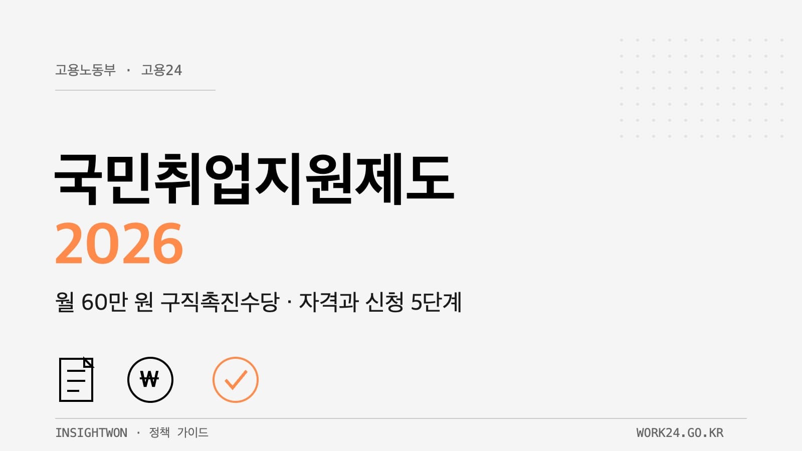 국민취업지원제도 2026 구직촉진수당 안내 대표 이미지