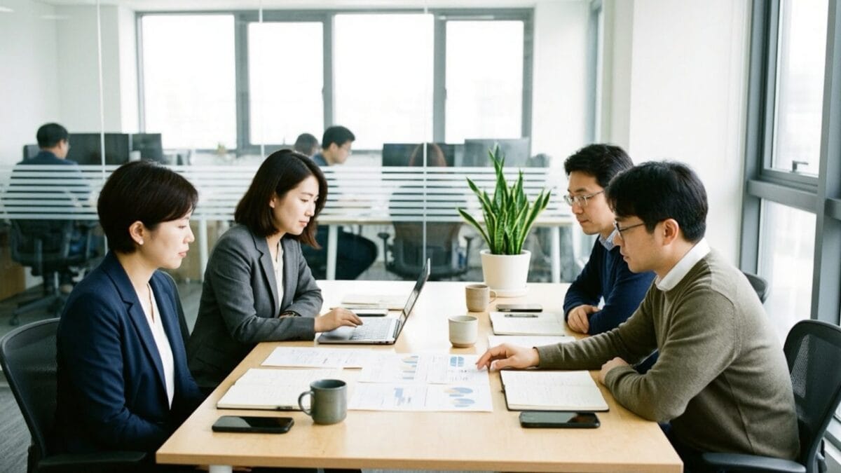 고용유지지원금 대상 사업장 직원 회의