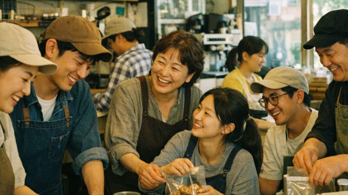 사회적기업에서 함께 일하는 사람들